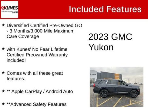 Used 2023 GMC Yukon Denali w/ LPO, Floor Liner Package image 4