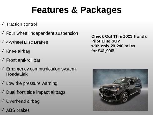 Used 2023 Honda Pilot Elite image 16