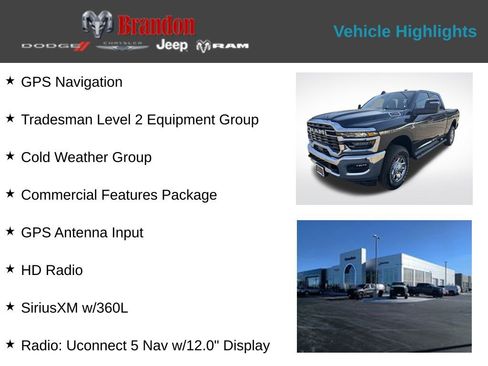 New 2026 RAM 2500 Tradesman image 2