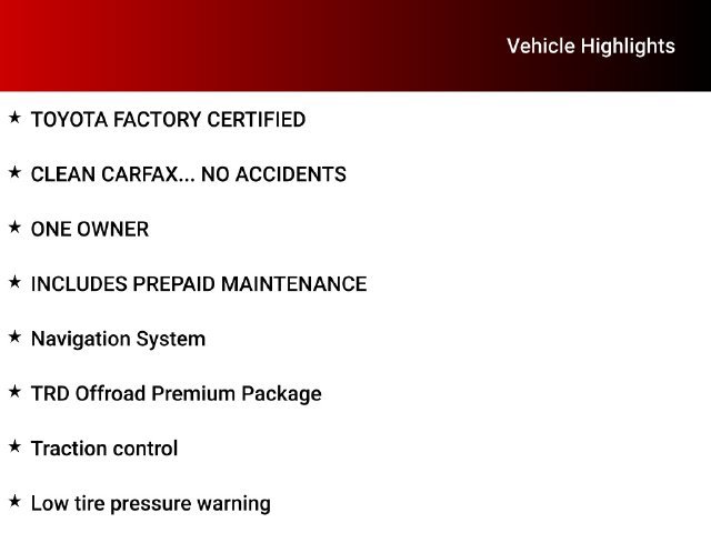 Certified 2026 Toyota 4Runner TRD Off-Road Premium AWD/4WD image 25