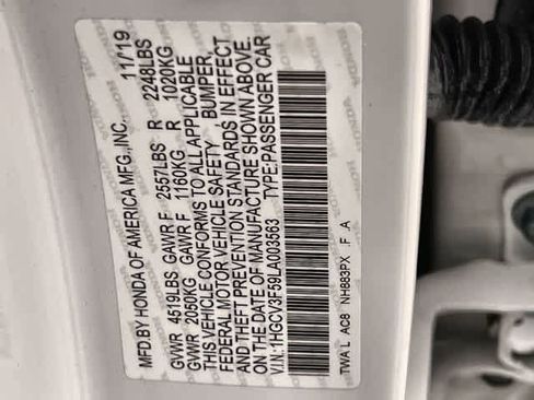 Certified 2020 Honda Accord EX-L image 22