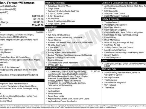 Used 2024 Subaru Forester Wilderness AWD/4WD image 9
