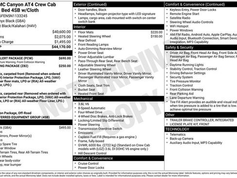 Used 2022 GMC Canyon AT4 w/ Driver Alert Package image 6