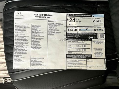 New 2026 INFINITI QX60 Autograph w/ Autograph Tech Package image 28