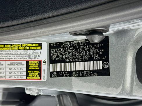 Certified 2025 Lexus ES 300h w/ Premium Package FWD image 35
