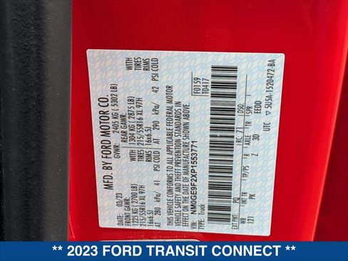 Certified 2023 Ford Transit Connect XLT FWD image 24