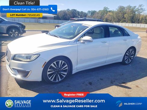 Used 2017 Lincoln MKZ Select w/ Select Plus Package image 1