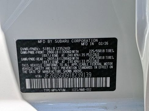 New 2026 Subaru Crosstrek 2.5i Sport AWD/4WD image 36