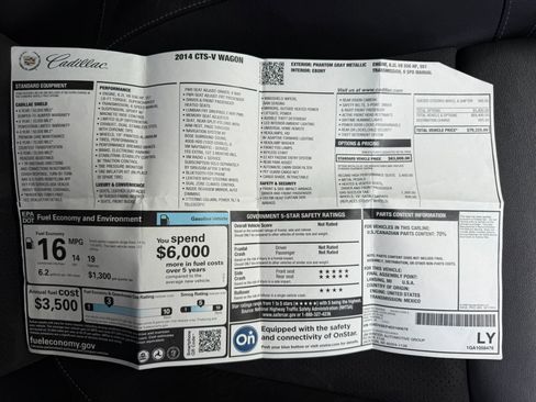 Used 2014 Cadillac CTS V image 54