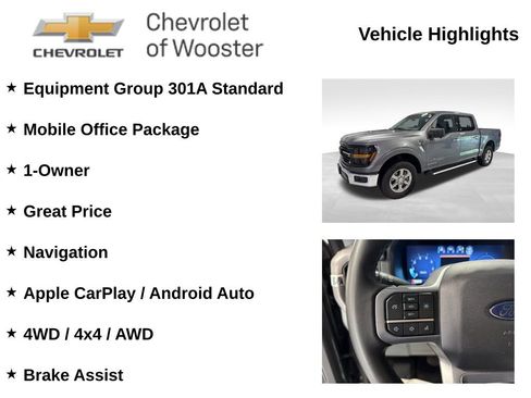Used 2024 Ford F150 XLT w/ Mobile Office Package AWD/4WD image 2