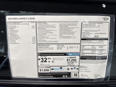 New 2026 MINI Cooper S FWD image 26