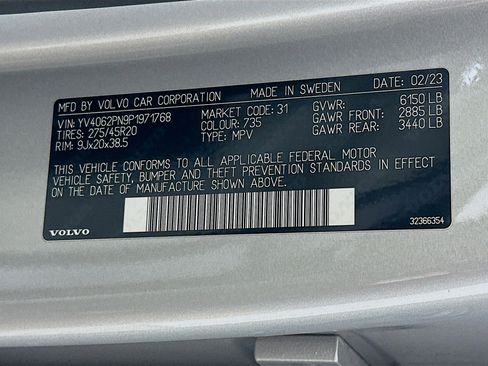 Used 2023 Volvo XC90 B6 Plus image 12