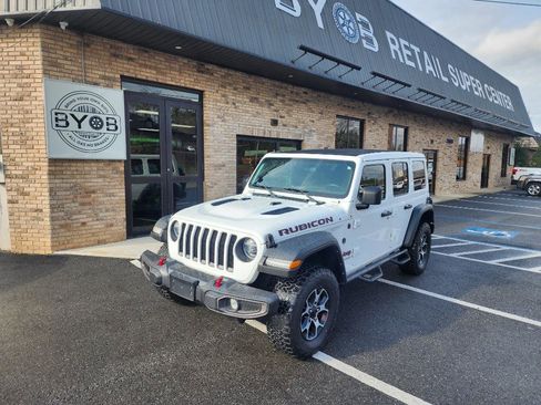 Used 2021 Jeep Wrangler Unlimited Rubicon w/ LED Lighting Group image 1