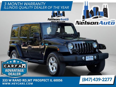Used 2015 Jeep Wrangler Unlimited Sahara w/ Dual Top Group image 1