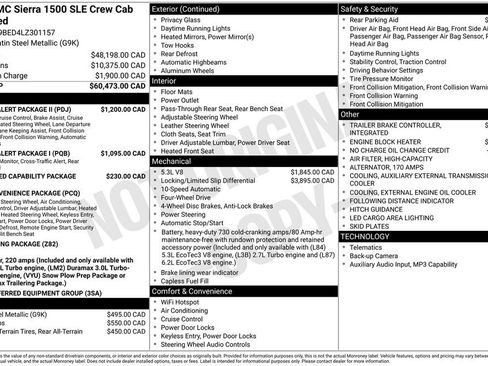 Used 2020 GMC Sierra 1500 SLE w/ Driver Alert Package II AWD/4WD image 30