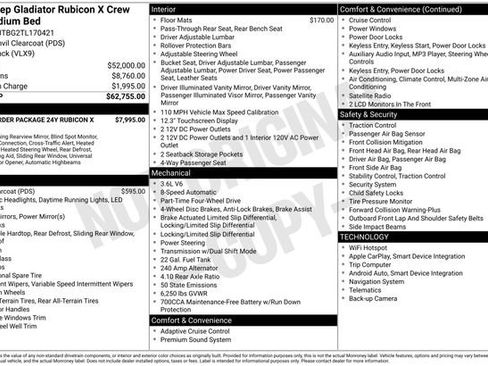 New 2026 Jeep Gladiator Rubicon AWD/4WD image 5
