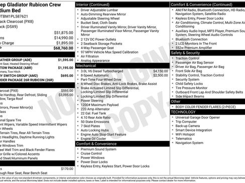 Used 2023 Jeep Gladiator Rubicon w/ Cold Weather Group image 4