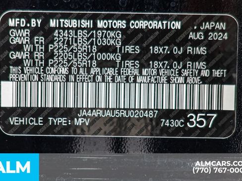Used 2024 Mitsubishi Outlander Sport ES AWD/4WD image 55