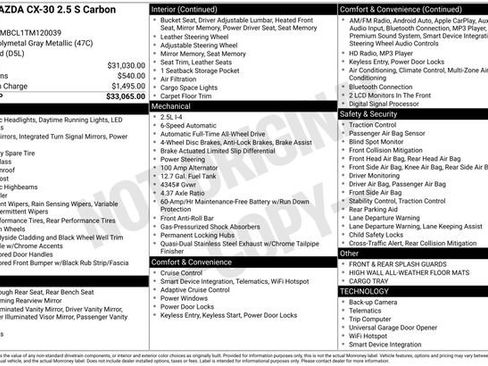 New 2026 MAZDA CX-30 AWD 2.5 S image 7