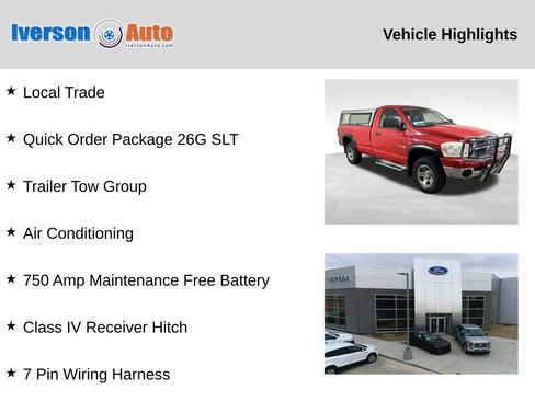 Used 2008 Dodge Ram 1500 Truck SLT w/ Trailer Tow Group image 2