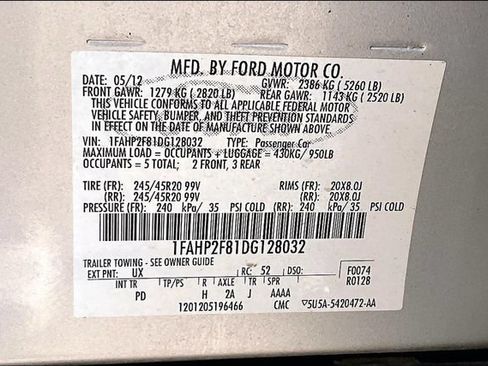 Used 2013 Ford Taurus Limited FWD image 34