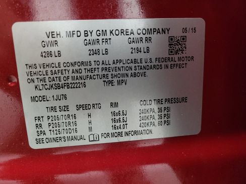 Used 2015 Chevrolet Trax LS FWD image 33