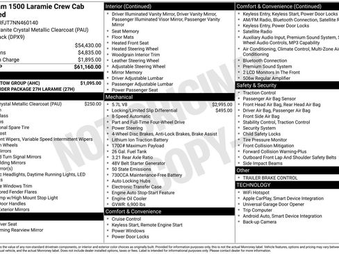 Used 2022 RAM 1500 Laramie w/ Trailer Tow Group AWD/4WD image 14
