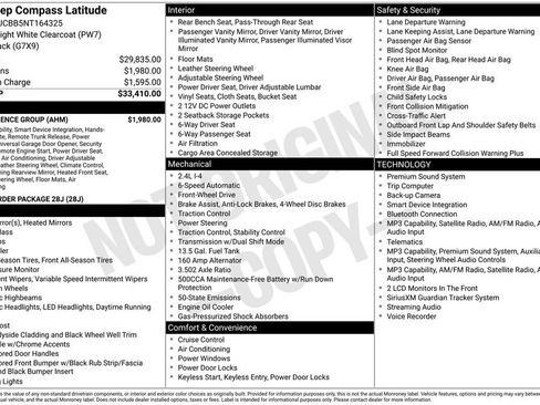 Used 2022 Jeep Compass Latitude w/ Convenience Group FWD image 12