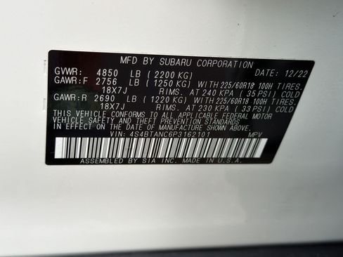 Used 2023 Subaru Outback Limited AWD/4WD image 19