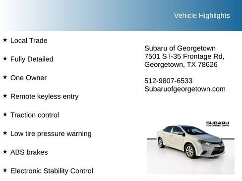 Used 2016 Toyota Corolla LE image 9