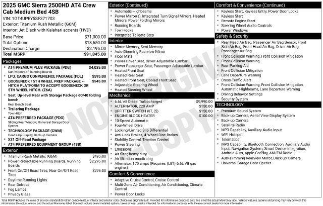 Used 2025 GMC Sierra 2500 AT4 w/ AT4 Premium Plus Package AWD/4WD image 22