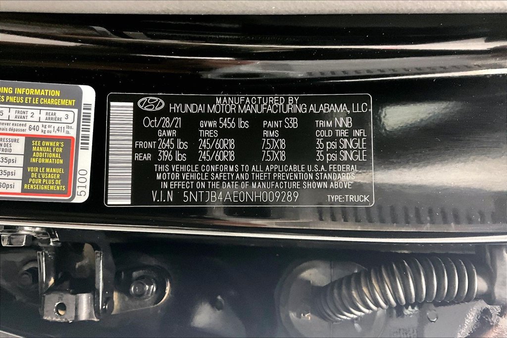 Used 2022 Hyundai Santa Cruz SEL w/ Cargo Package FWD image 37