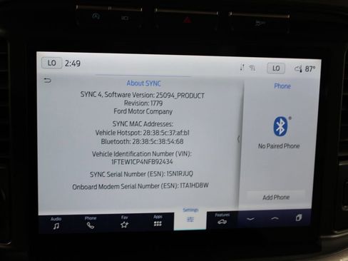 Used 2022 Ford F150 Lariat w/ Equipment Group 501A Mid image 55