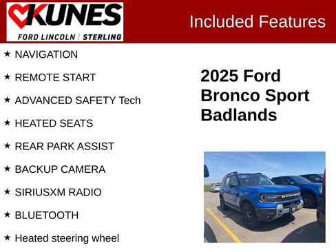 Used 2025 Ford Bronco Sport Badlands AWD/4WD image 2