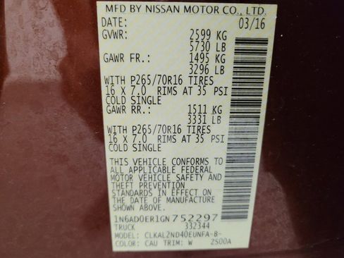 Used 2016 Nissan Frontier SV w/ SV Value Truck Package image 33