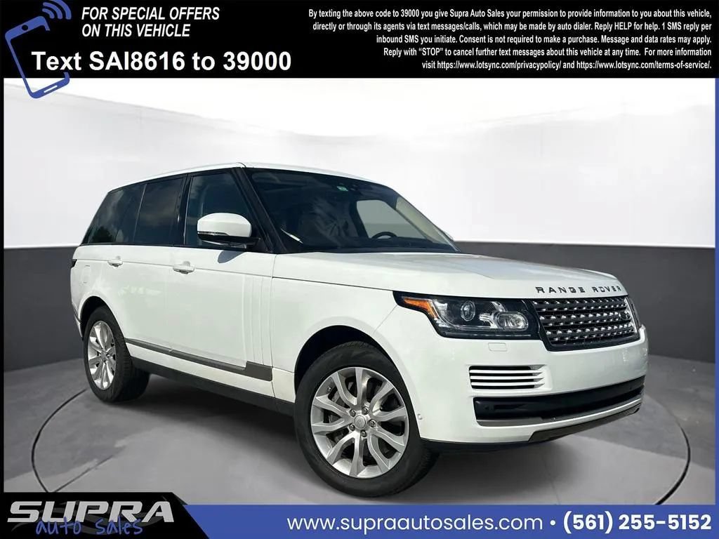 Used 2017 Land Rover Range Rover HSE AWD/4WD image 1