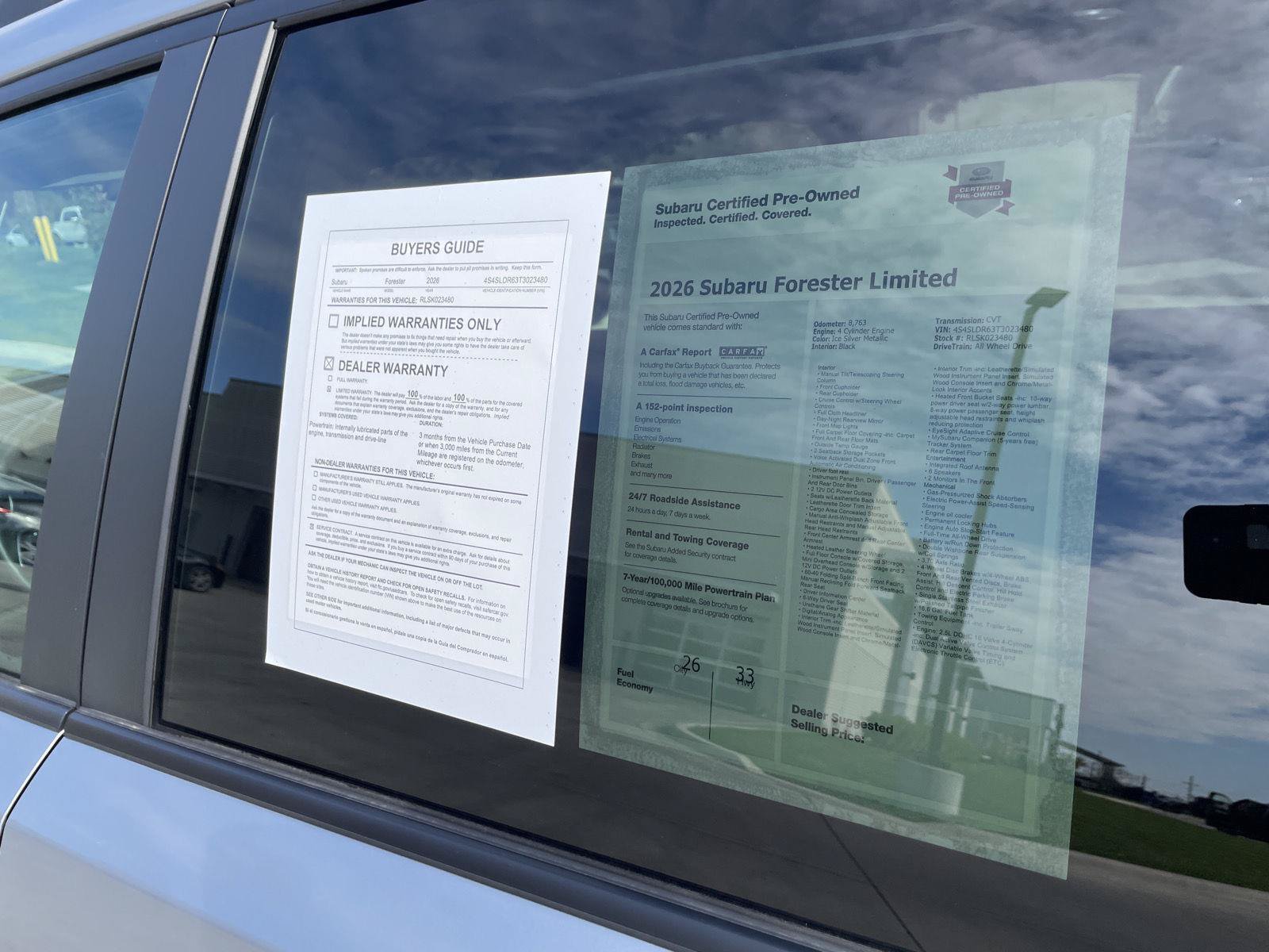 Certified 2026 Subaru Forester Limited AWD/4WD image 17