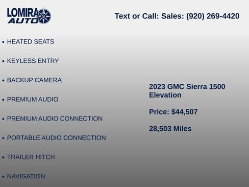 Used 2023 GMC Sierra 1500 Elevation AWD/4WD image 9