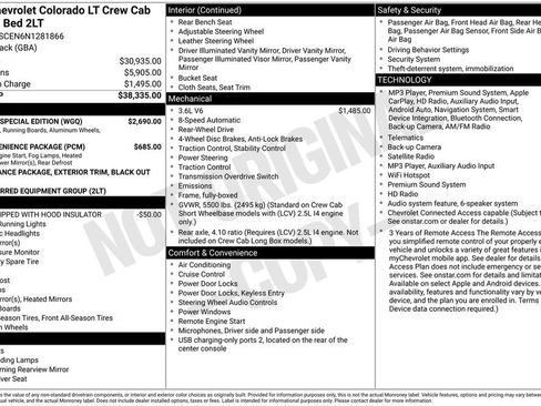 Used 2022 Chevrolet Colorado LT w/ Redline Special Edition RWD image 34
