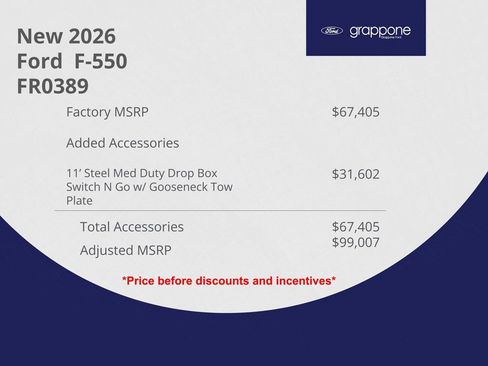 New 2026 Ford F550 4x4 Regular Cab Super Duty image 2