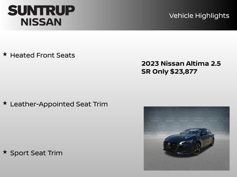 Certified 2023 Nissan Altima 2.5 SR w/ SR Premium Package AWD/4WD image 23