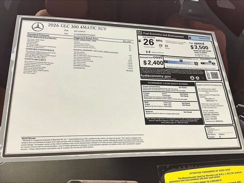 New 2026 Mercedes-Benz GLC 300 4MATIC image 18