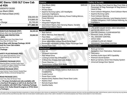New 2026 GMC Sierra 1500 SLT w/ SLT Premium Plus Package AWD/4WD image 4