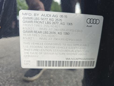 Used 2016 Audi SQ5 Premium Plus AWD/4WD image 34