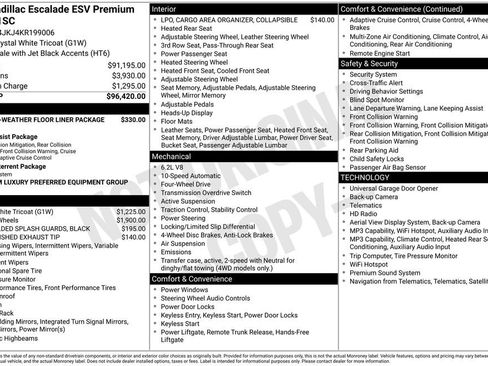 Used 2019 Cadillac Escalade ESV Premium Luxury AWD/4WD image 6