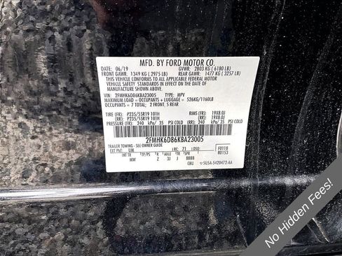 Used 2019 Ford Flex Limited AWD/4WD image 25