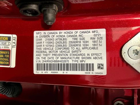 Used 2021 Honda CR-V EX-L image 36
