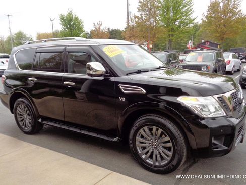 Used 2019 Nissan Armada Platinum w/ Captain's Chairs Package AWD/4WD image 2
