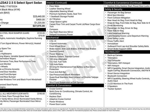 New 2026 MAZDA MAZDA3 s Sport image 31