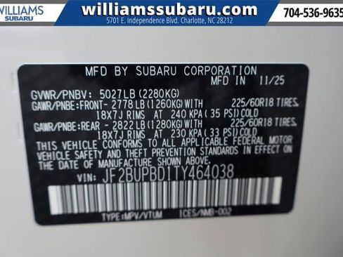 New 2026 Subaru Outback Premium image 25